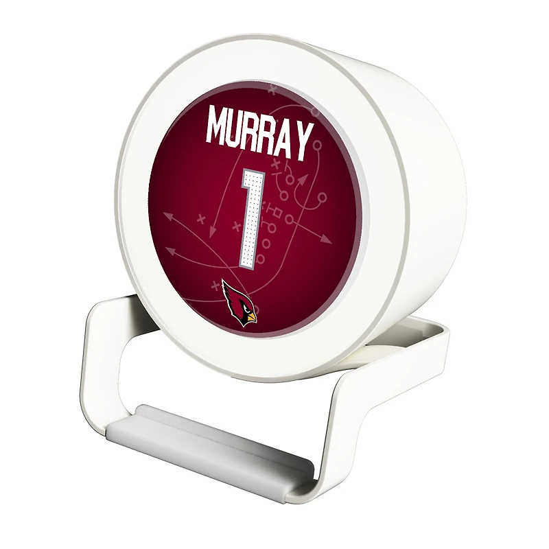 Keyscaper Kyler Murray White Arizona Cardinals Night Light Charger and Bluetooth Speaker