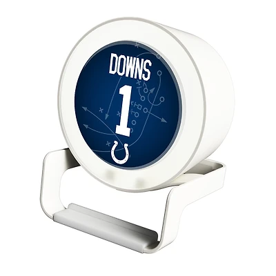 Keyscaper Josh Downs White Indianapolis Colts Night Light Charger and Bluetooth Speaker