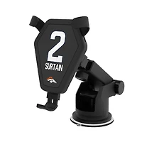 Keyscaper Patrick Surtain Black Denver Broncos Wireless Car Charger