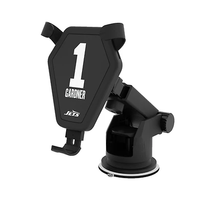 Keyscaper Ahmad Sauce Gardner Black New York Jets Wireless Car Charger