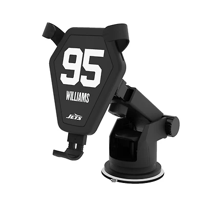 Keyscaper Quinnen Williams Black New York Jets Wireless Car Charger