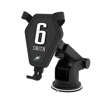 Keyscaper DeVonta Smith Black Philadelphia Eagles Wireless Car Charger
