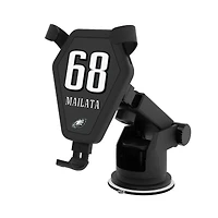 Keyscaper Jordan Mailata Black Philadelphia Eagles Wireless Car Charger
