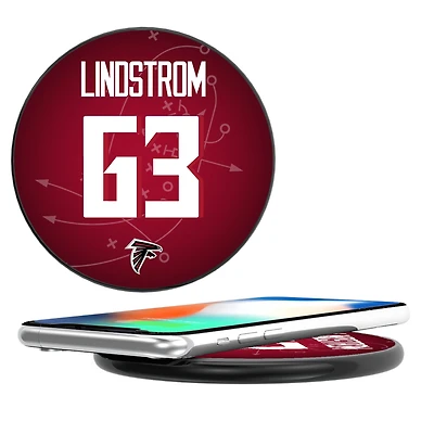 Keyscaper Chris Lindstrom Black Atlanta Falcons Wireless Charging Station
