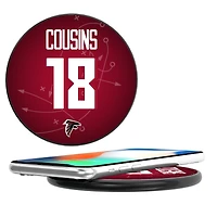 Keyscaper Kirk Cousins Black Atlanta Falcons Wireless Charging Station
