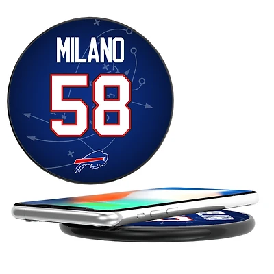 Keyscaper Matt Milano Black Buffalo Bills Wireless Charging Station