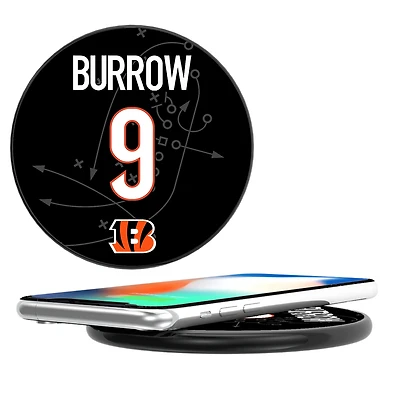 Keyscaper Joe Burrow Black Cincinnati Bengals Wireless Charging Station