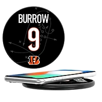 Keyscaper Joe Burrow Black Cincinnati Bengals Wireless Charging Station