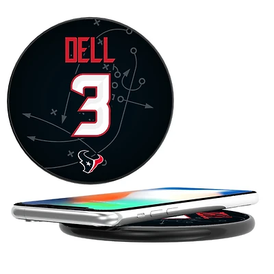 Keyscaper Tank Dell Black Houston Texans Wireless Charging Station