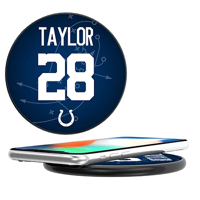 Keyscaper Jonathan Taylor Black Indianapolis Colts Wireless Charging Station