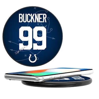 Keyscaper DeForest Buckner Black Indianapolis Colts Wireless Charging Station