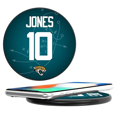 Keyscaper Mac Jones Black Jacksonville Jaguars Wireless Charging Station
