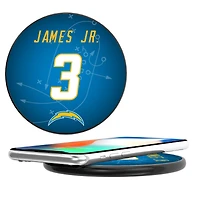 Keyscaper Derwin James Jr. Black Los Angeles Chargers Wireless Charging Station