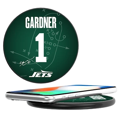 Keyscaper Ahmad Sauce Gardner Black New York Jets Wireless Charging Station