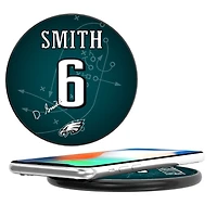 Keyscaper DeVonta Smith Black Philadelphia Eagles Wireless Charging Station