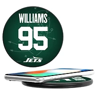 Keyscaper Quinnen Williams Black New York Jets Wireless Charging Station