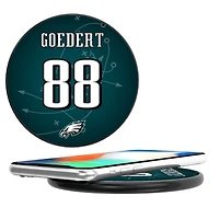 Keyscaper Dallas Goedert Black Philadelphia Eagles Wireless Charging Station