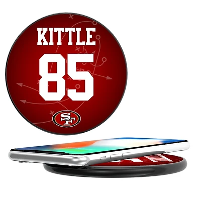 Keyscaper George Kittle Black San Francisco 49ers Wireless Charging Station