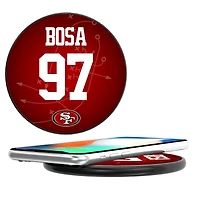 Keyscaper Nick Bosa Black San Francisco 49ers Wireless Charging Station