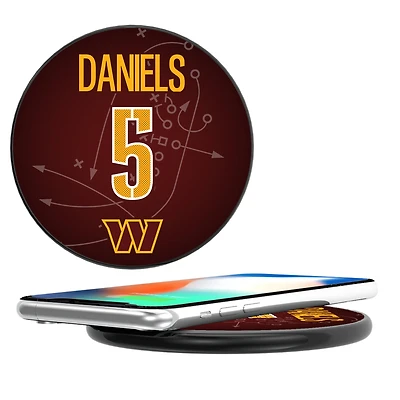 Keyscaper Jayden Daniels Black Washington Commanders Wireless Charging Station