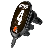 Keyscaper Deshaun Watson Cleveland Browns Wireless Magnetic Car Charger
