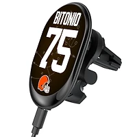 Keyscaper Joel Bitonio Cleveland Browns Wireless Magnetic Car Charger
