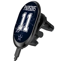 Keyscaper Micah Parsons Dallas Cowboys Wireless Magnetic Car Charger