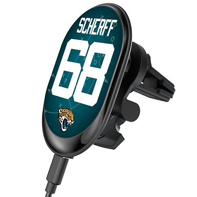 Keyscaper Brandon Scherff Jacksonville Jaguars Wireless Magnetic Car Charger