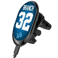 Keyscaper Brian Branch Detroit Lions Wireless Magnetic Car Charger