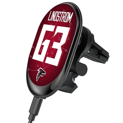 Keyscaper Chris Lindstrom Atlanta Falcons Wireless Magnetic Car Charger