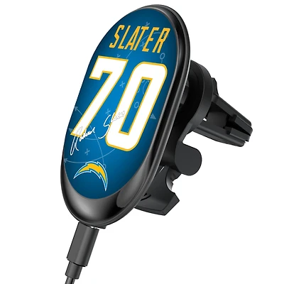 Keyscaper Rashawn Slater Los Angeles Chargers Wireless Magnetic Car Charger