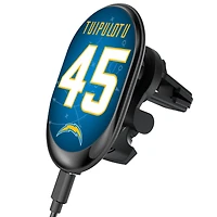 Keyscaper Tuli Tuipulotu Los Angeles Chargers Wireless Magnetic Car Charger