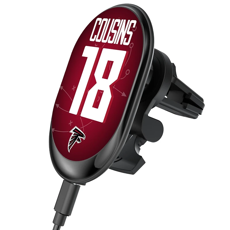 Keyscaper Kirk Cousins Atlanta Falcons Wireless Magnetic Car Charger