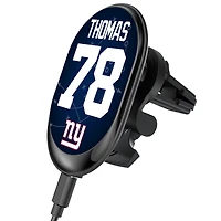 Keyscaper Andrew Thomas New York Giants Wireless Magnetic Car Charger