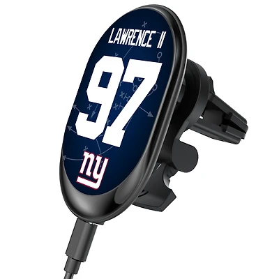 Keyscaper Dexter Lawrence II New York Giants Wireless Magnetic Car Charger