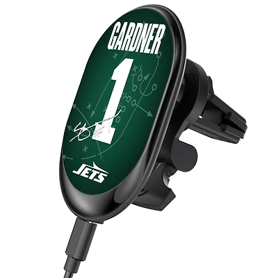 Keyscaper Ahmad Sauce Gardner New York Jets Wireless Magnetic Car Charger