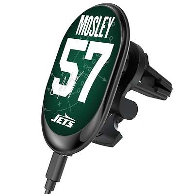 Keyscaper C.J. Mosley New York Jets Wireless Magnetic Car Charger