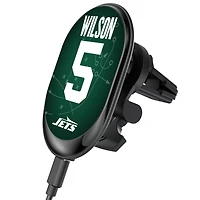 Keyscaper Garrett Wilson New York Jets Wireless Magnetic Car Charger