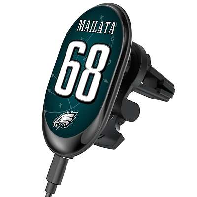 Keyscaper Jordan Mailata Philadelphia Eagles Wireless Magnetic Car Charger