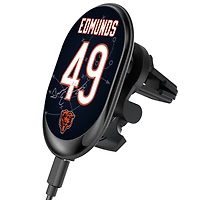 Keyscaper Tremaine Edmunds Chicago Bears Wireless Magnetic Car Charger
