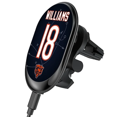 Keyscaper Caleb Williams Chicago Bears Wireless Magnetic Car Charger