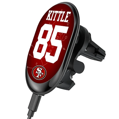 Keyscaper George Kittle San Francisco 49ers Wireless Magnetic Car Charger