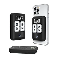 Keyscaper CeeDee Lamb Dallas Cowboys 5000mAh Wireless Magnetic Power Bank