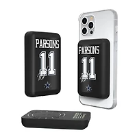 Keyscaper Micah Parsons Dallas Cowboys 5000mAh Wireless Magnetic Power Bank