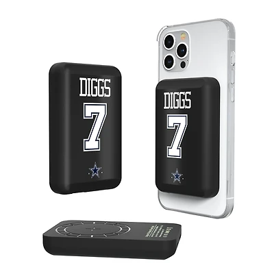 Keyscaper Trevon Diggs Dallas Cowboys 5000mAh Wireless Magnetic Power Bank