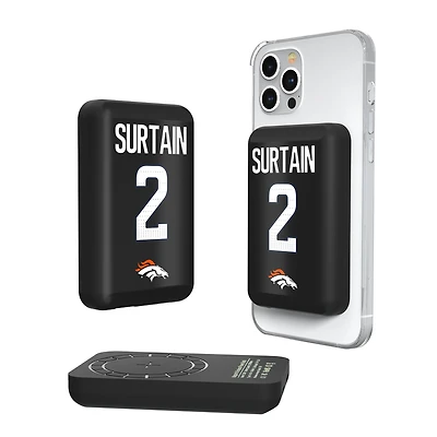 Keyscaper Patrick Surtain Denver Broncos 5000mAh Wireless Magnetic Power Bank