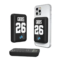 Keyscaper Jahmyr Gibbs Detroit Lions 5000mAh Wireless Magnetic Power Bank