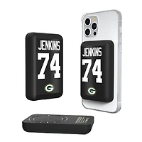 Keyscaper Elgton Jenkins Green Bay Packers 5000mAh Wireless Magnetic Power Bank