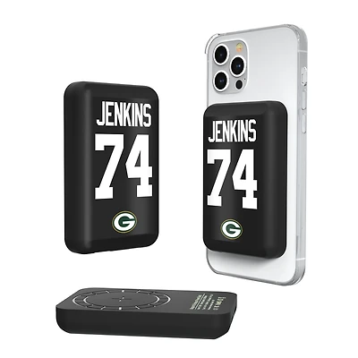 Keyscaper Elgton Jenkins Green Bay Packers 5000mAh Wireless Magnetic Power Bank