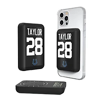 Keyscaper Jonathan Taylor Indianapolis Colts 5000mAh Wireless Magnetic Power Bank